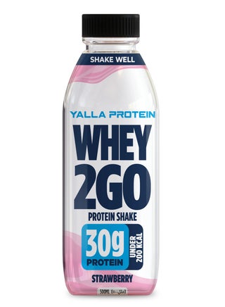 Strawberry Whey 2go Protein Shake