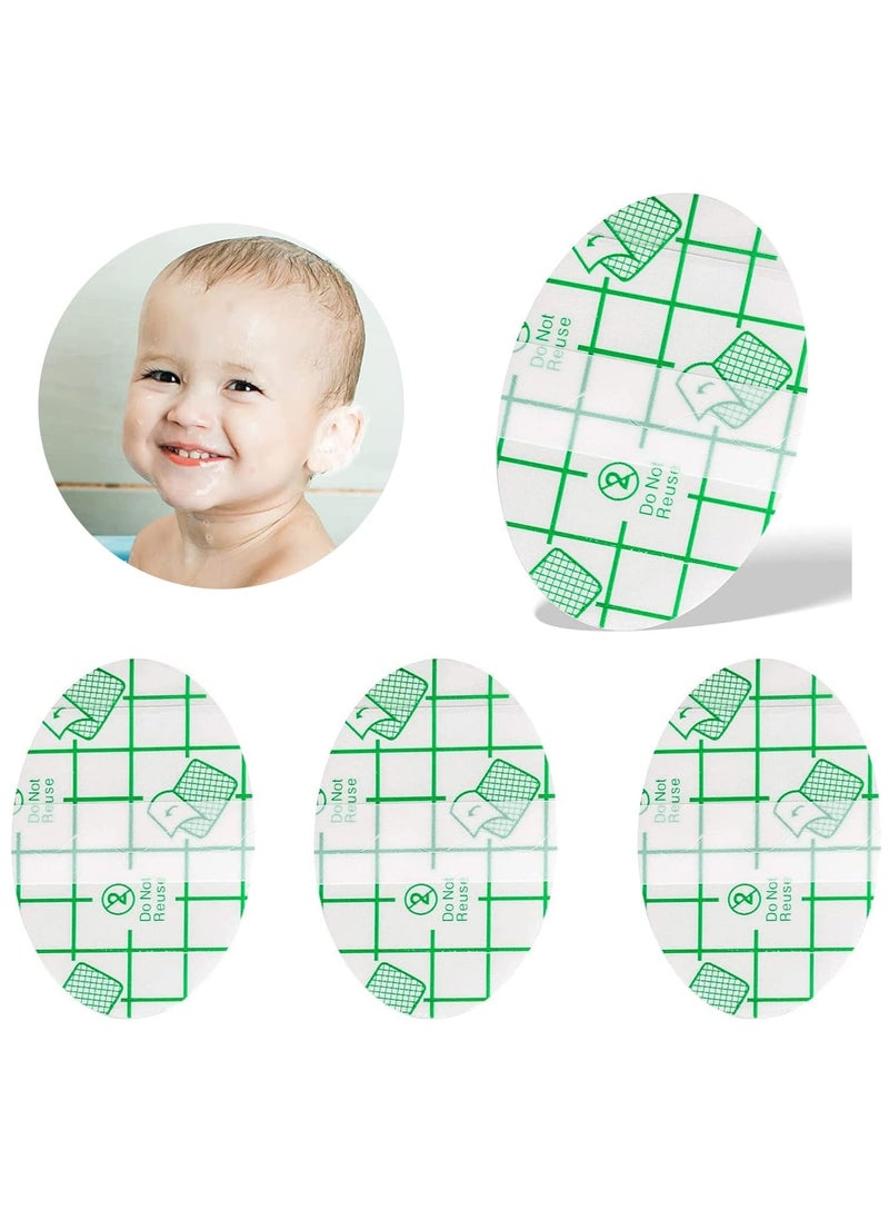 Gonice Baby Waterproof Ear Stickers, Baby Waterproof Ear Protector, Newborn Ear Protection（30 Pack）  - Image 2