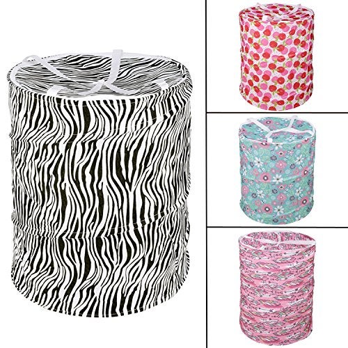 Shopper52 shopper 52 Laundry Basket/Bag/Hamper for Clothes with Handle & Drawstring Closure, Foldable for Home Bathroom Bedroom - CNJHUBG - Image 3