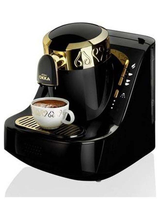 أرزوم ماكينة تحضير القهوة التركية من أوكا 0.8 L 710.0 W OK008 أسود/ذهبي - Image 2