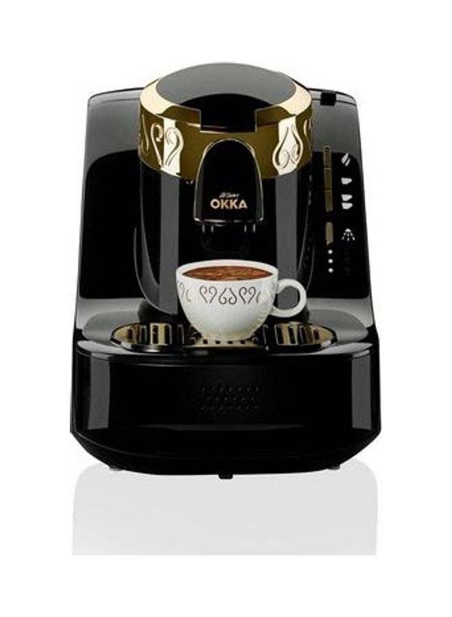 أرزوم ماكينة تحضير القهوة التركية من أوكا 0.8 L 710.0 W OK008 أسود/ذهبي - Image 1