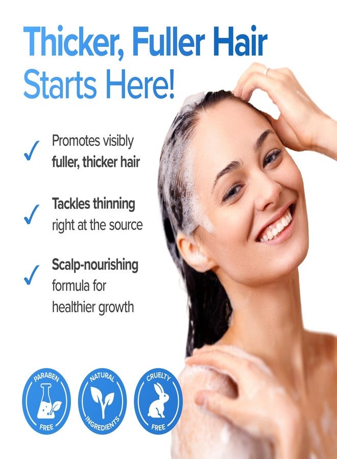 dermachange Hair Growth Biotin Shampoo and Conditioner - Deep Hydrating Conditioner for Dry Damaged Hair, Sulfate Free & Volumizing - 2 Pack, 8oz - Image 4