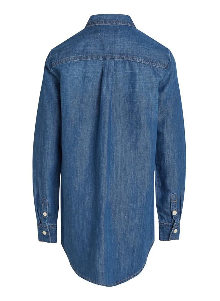 Calvin Klein Jeans Kids Denim Button Down Shirt  - Image 5