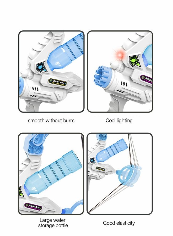 GROIC 2 in 1 Archery Bubble Water Gun Toy with Bow and Arrow-Water for Kids-Gatling Gun-Gift Boys Girls Summer Pool Beach Outdoor - Image 3