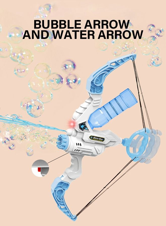 GROIC 2 in 1 Archery Bubble Water Gun Toy with Bow and Arrow-Water for Kids-Gatling Gun-Gift Boys Girls Summer Pool Beach Outdoor - Image 5