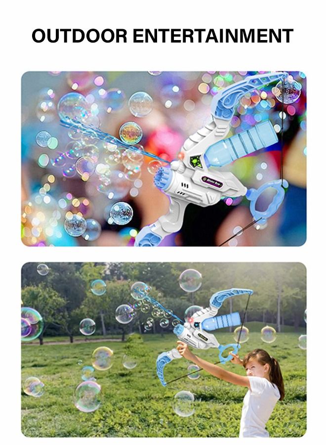 GROIC 2 in 1 Archery Bubble Water Gun Toy with Bow and Arrow-Water for Kids-Gatling Gun-Gift Boys Girls Summer Pool Beach Outdoor - Image 2