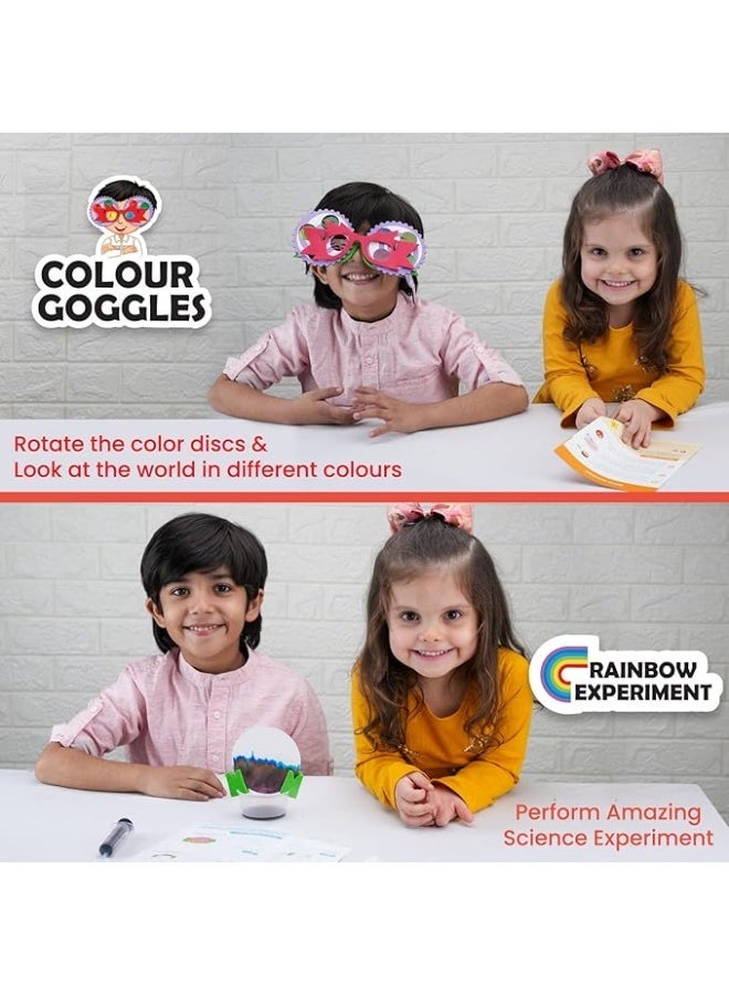 Smartivity Colour Carnival Activity Kit for 3 to 5 Years Old Toys/Games for Boys & Girls Age 3,4,5 Years | 5 in 1 Fun Activities - Rainbow Experiment, Colour Goggles, Puzzle & More - Image 1