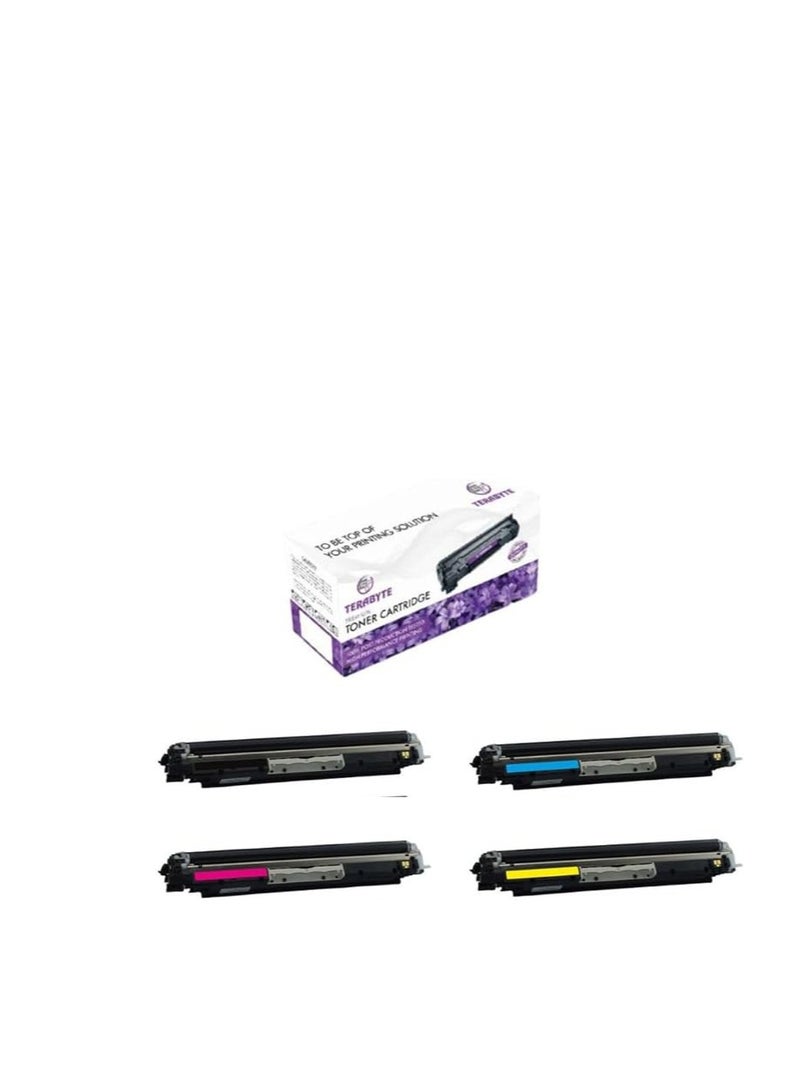 Terabyte 207A with Latest Chip Compatible for W2210A W2211A W2212A W2213A Toner Cartridges for Color LaserJet Pro M255dw MFP M282nw M283cdw M283fdw Printer (Yellow) - Image 1