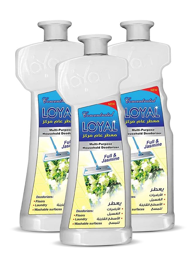 لويال معطر جو منزلي متعدد الاستخدامات، جل مركز برائحة الياسمين الكاملة، 3 × 700 مل - Image 1