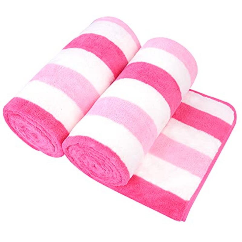 Microfiber Bath Towels,,30" x 60", Hanging Loop, Lint Free, Oversized, Soft, Super Absorbent, Fast Drying, Perfect for Shower, Sauna, Gym, Sports, Fitness, Yoga - Image 2