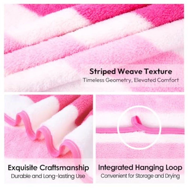 Microfiber Bath Towels,,30" x 60", Hanging Loop, Lint Free, Oversized, Soft, Super Absorbent, Fast Drying, Perfect for Shower, Sauna, Gym, Sports, Fitness, Yoga - Image 4