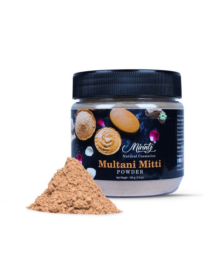 Mirintz 100% Natural Multani Mitti | (100 gms) Fuller's Earth DIY Clay Face Mask | Herbal Multani Mitti Powder for Face, Skin, & Hair | Ayurvedic Multani Matti Face Mask for Women Skin Care & Hair Care - Image 1