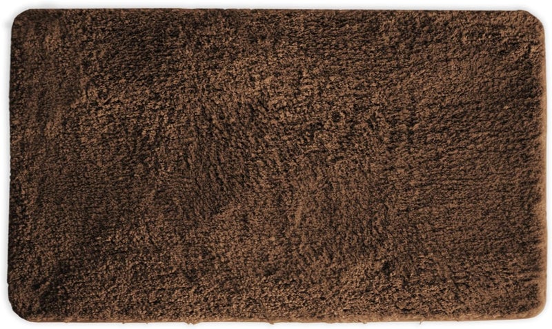 XXSSIER AntiSlip Microfiber Bathmat Water Absorbent Bathroom Mat for Kitchen Bedroom Shower Rugs Door Mat Entrance Mat Bath Mat 60 x 40 CM Coffee