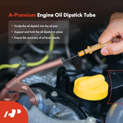 A-Premium Engine Oil Dipstick Tube Compatible with Toyota Tacoma 2005-2015, Tundra 2005-2011, 4Runner 2003-2009, FJ Cruiser 2007-2010, 4.0L, GAS - Image 4