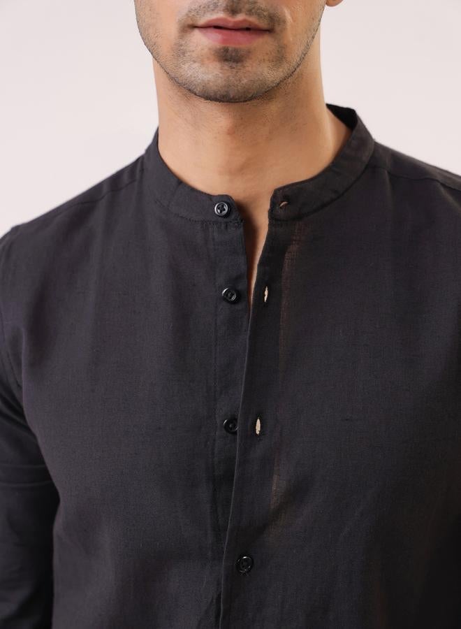 TRULOOM Men Solid Regular Fit Cotton Shirt - Image 5