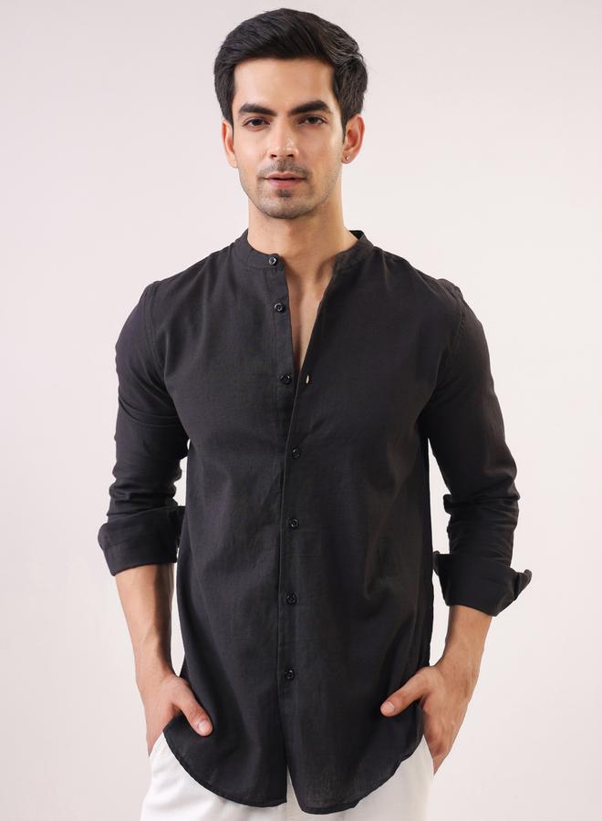 TRULOOM Men Solid Regular Fit Cotton Shirt - Image 4