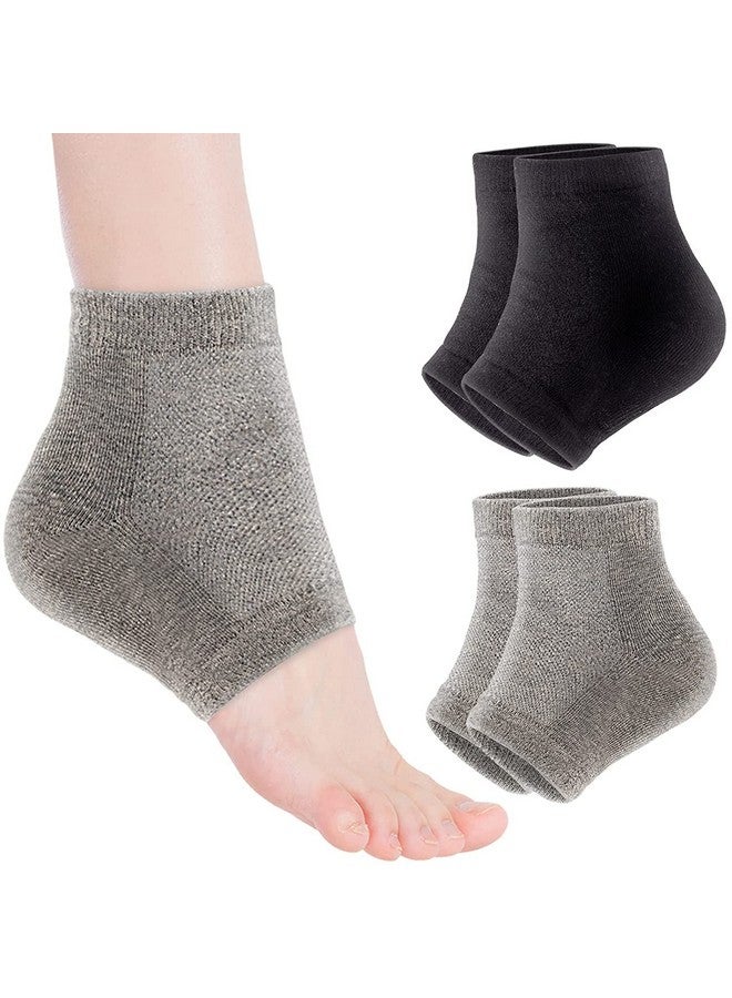 EXPORTTANZA Silicone Gel Heel Socks for Dry Hard Cracked Heel Repair Pad, Heel Swelling & Pain Relief, Plantar Fasciitis (Free Size, MULTICOLOR, 1 Pair) - Image 5