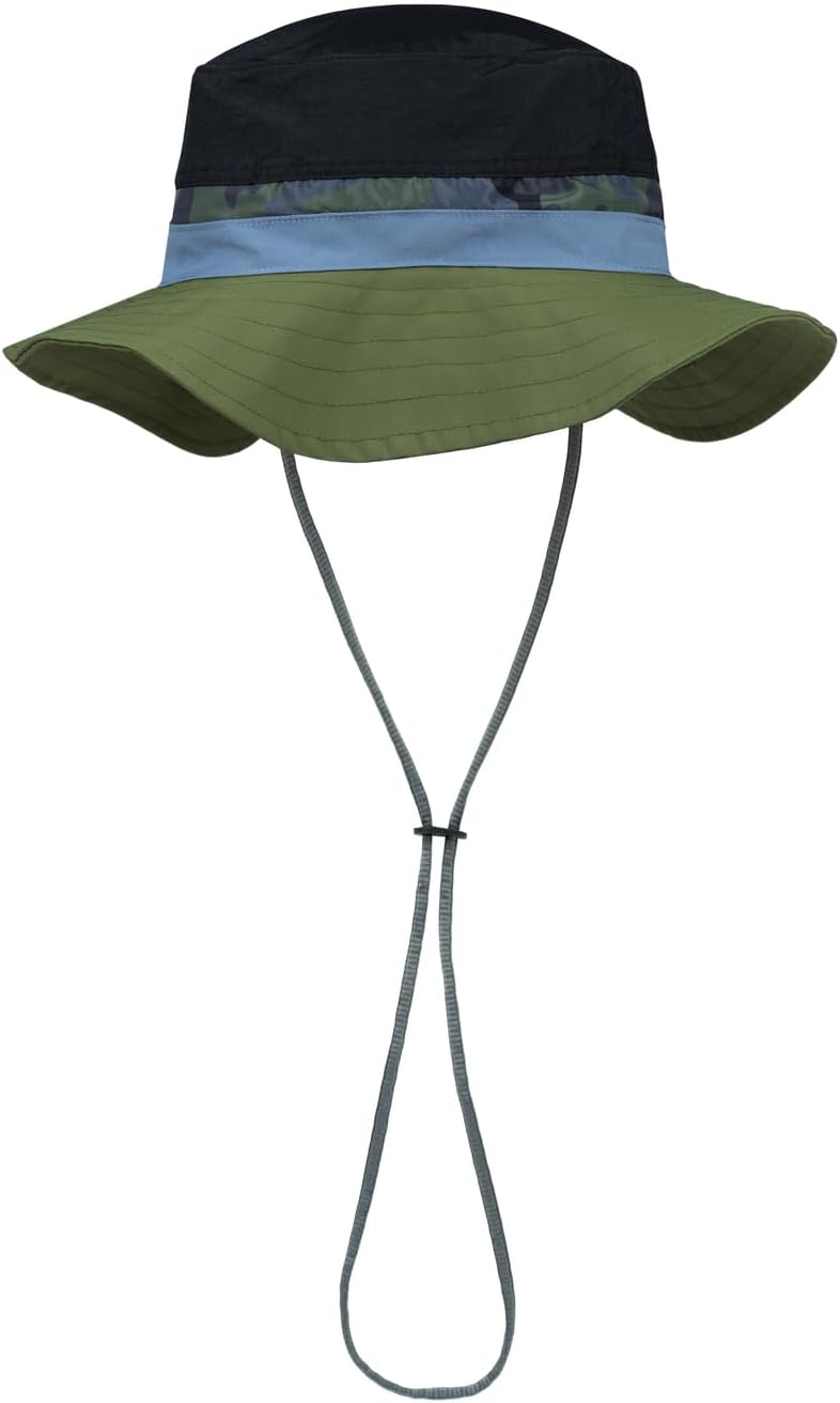 Buff Unisex Explore Booney Sun Hat - Forest Green - Image 1