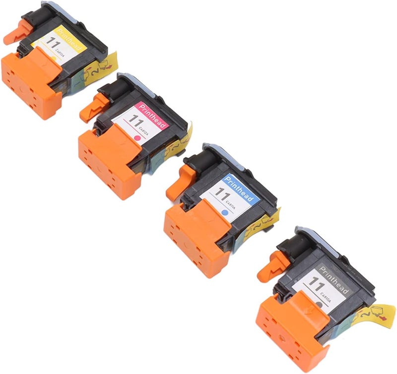 كلاراكو رأس طباعة بديل لطابعة HP Designjet 100 110 111 500 510 800 813 850 من Klarako، مكون من 4 قطع. - Image 2