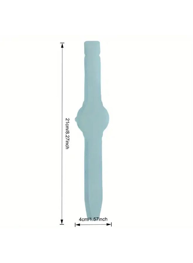 Blue 25 Pages Wearable Watch Notepad Reusable Sticky Backing for Task Management - Image 3