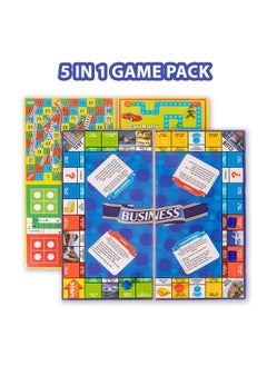 RATNA'S Ratna's Business JR. Coins 5 in 1 Board Game Set | Includes Games Like Business, Snake and Ladders, Ludo, Car Rally, and Cricket | Perfect for Kids & Adults 2-4 Players  - Image 3