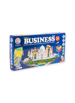 RATNA'S Ratna's Business JR. Coins 5 in 1 Board Game Set | Includes Games Like Business, Snake and Ladders, Ludo, Car Rally, and Cricket | Perfect for Kids & Adults 2-4 Players  - Image 1