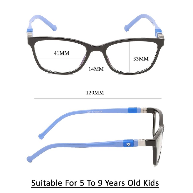 Vast Junior For Kids Age 6-10 yrs Eyeglasses For Eye Protection | Round - Image 4