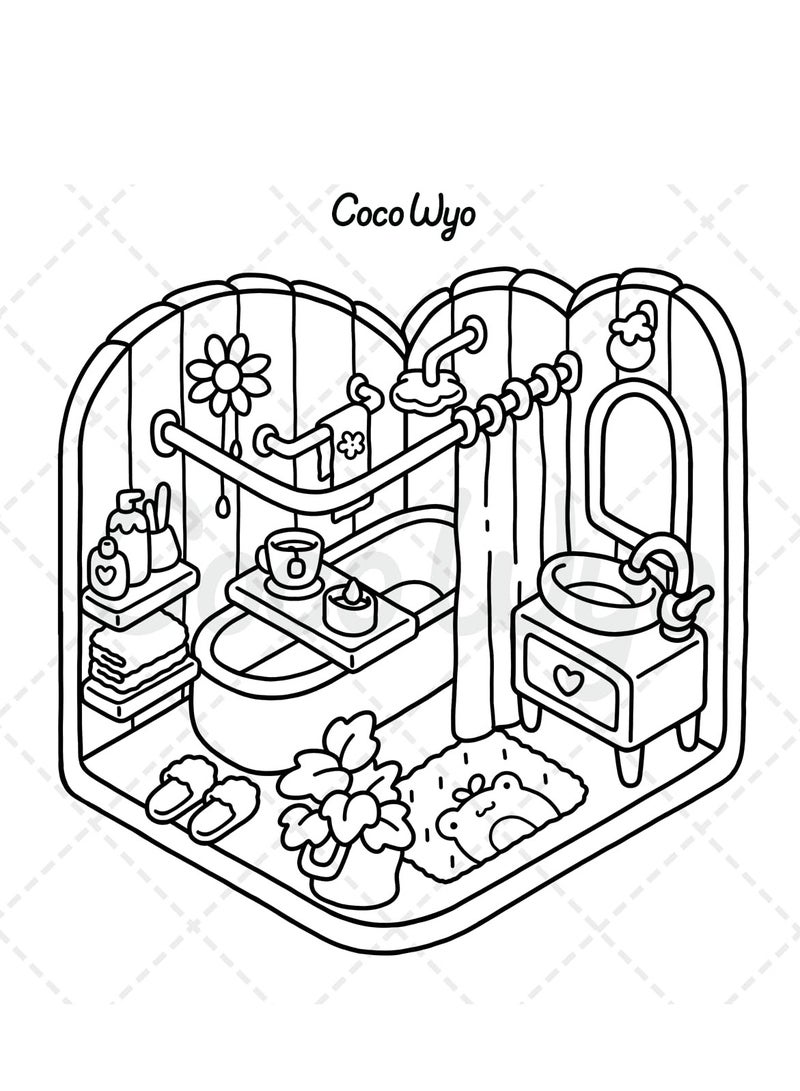 General Little Corner: Mindfulness Coloring Book for Adults & Teens – Whimsical Nordic Cozy Spaces with Super Cute Hygge Designs, Stress-Relieving Art Therapy (Cozy Spaces Series)  - Image 2