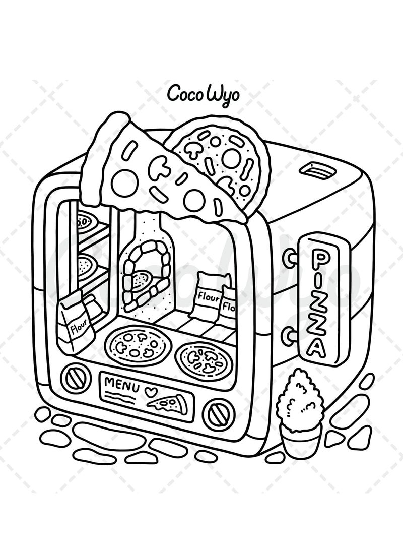 General Little Corner: Mindfulness Coloring Book for Adults & Teens – Whimsical Nordic Cozy Spaces with Super Cute Hygge Designs, Stress-Relieving Art Therapy (Cozy Spaces Series)  - Image 4