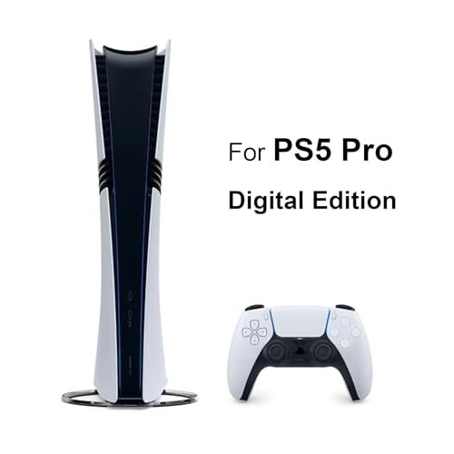CXWITHY Console Skin for PS5 Pro, Sticker Cover for PS5 Pro Controller, Protective Vinyl Decal Skin Wrap for Digital Edition (Blue) - Image 4