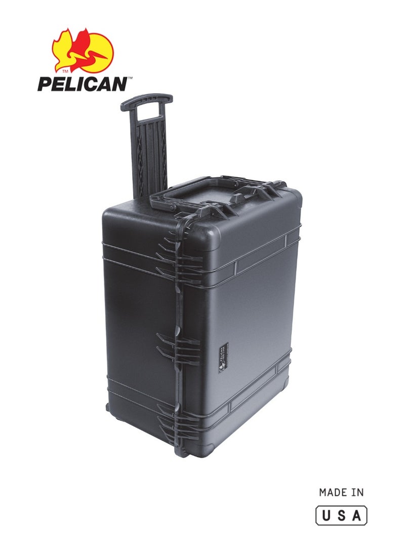 Pelican 1630 Protector Wheeled Case (No Foam), Black, IP67 Waterproof Hard Case - Image 2