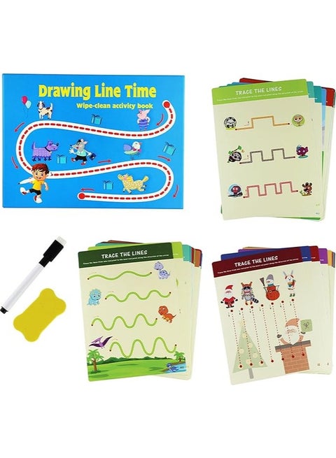 UKR Handwriting First Kit – Drawing Lines & Writing Activity Book for Kids Age 2-5 | Early Learning Tool for Fine Motor Skills & Handwriting Development