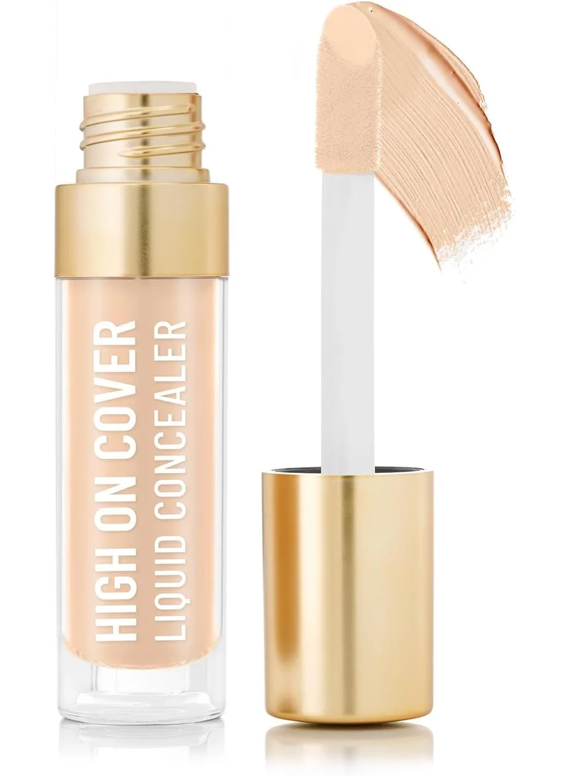 Swiss Beauty SWISS BEAUTY Select High On Cover Liquid Full Coverage Concealer Cream For All Skin Type With No-Crease Formula | Matte Finish | Enriched With Vitamin E| Shade- 2.0 Medium, 5.5Ml |,1 Count