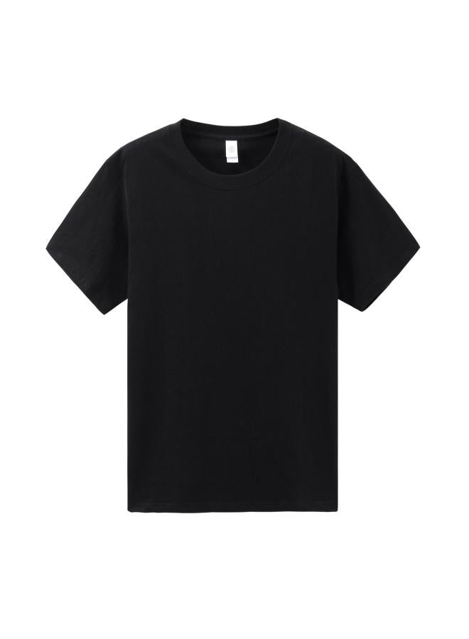 Song Feng Ya Couple 270g Combed Cotton Crew Neck Short Sleeve T-shirt Thick Solid Color Multi-color Base Shirt Shoulder Basic Cotton T-shirt 
