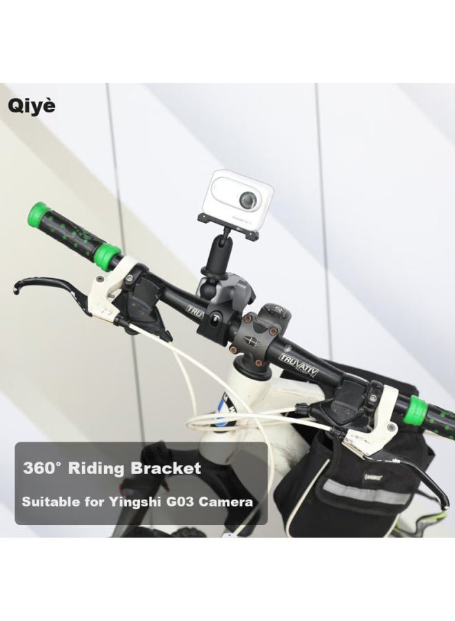 Odd Leaves Qiyexingying Bracket Mounting Base, Suitable For Insta360 Go3s Thumb Camera Go 3s, Sports Go3s Handlebar Clamp Accessories, Motorcycle And Electric Bicycle - Image 1