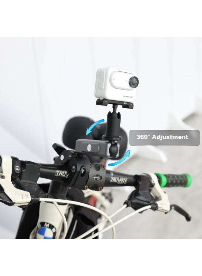 Odd Leaves Qiyexingying Bracket Mounting Base, Suitable For Insta360 Go3s Thumb Camera Go 3s, Sports Go3s Handlebar Clamp Accessories, Motorcycle And Electric Bicycle - Image 2