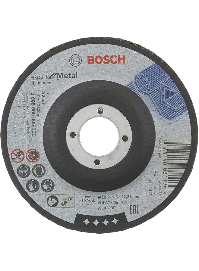 BOSCH Expert For Metal Cutting Disc For Small Angle Grinders 1 Piece 115 Mm Diameter - Image 1