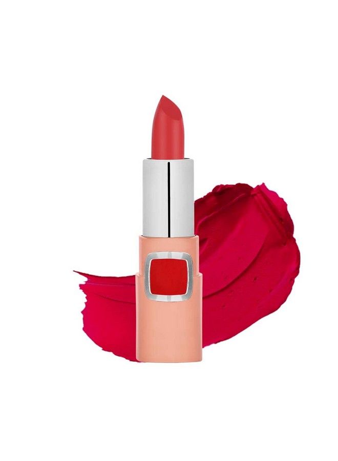 Million Colors Oh Lala Lady Bullet Lipstick Long Lasting Creamy Matte Finish Lipstick Enriched With Vite & Castor Oil (Poppy Red 04 3.5G) - Image 2