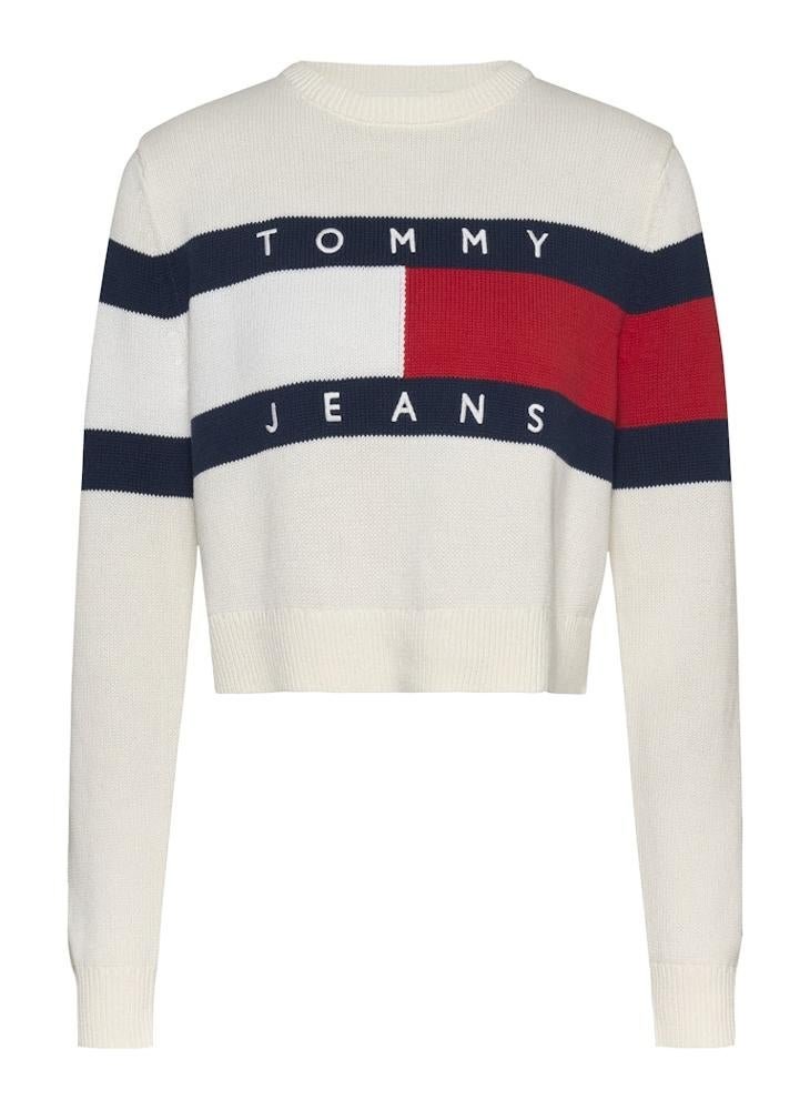 TOMMY JEANS Crew Neck Color Block Sweater  - Image 5