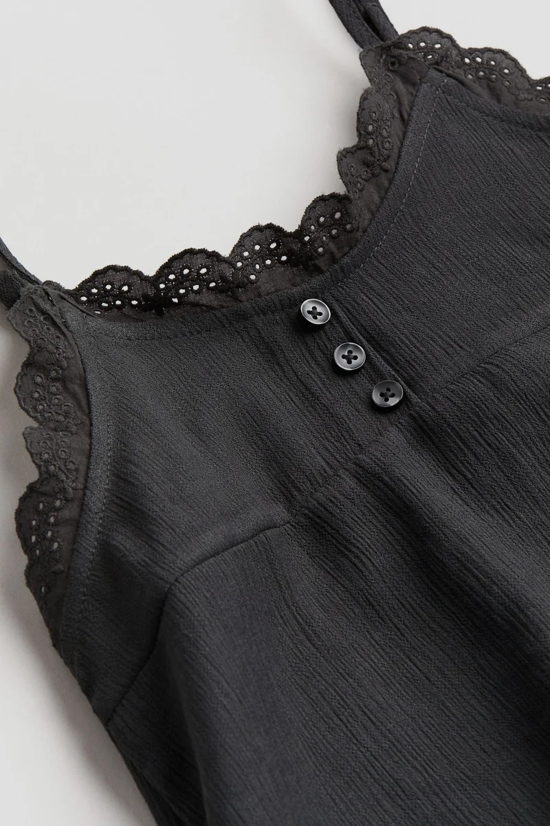 اتش اند ام Frill-Trimmed Strappy Top