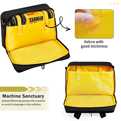 LOTCAIN حقيبة متوافقة مع مضخة إطارات DEWALT (DCC020IB)، حقيبة تخزين لمضخات إطارات السيارات، حقيبة تخزين محمولة لمضخة الهواء لحقيبة تخزين مضخة الهواء للسيارة (حقيبة فقط) - Image 4