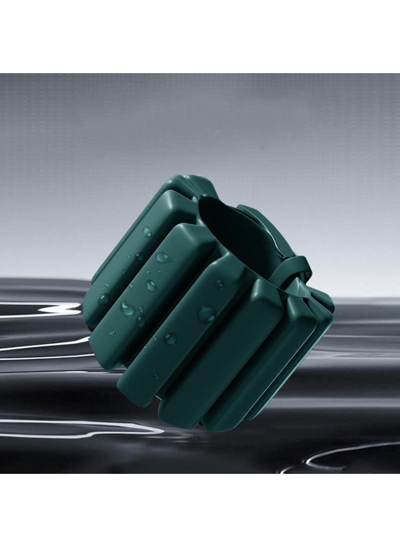 Generic A pair of silicone weight-bearing bracelets for outdoor sports, running training, weight gain, fitness bracelets, and foot rings  - Image 1