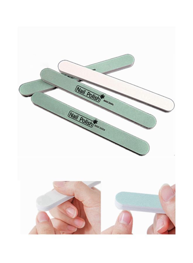 NIBEMINENT 4-Piece Polishing Nail Buffer Green - Image 2