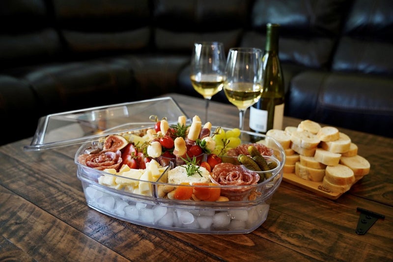 Prodyne Ice Party Platter  15 1/2"" x 11"" x 6""  Clear - Image 4