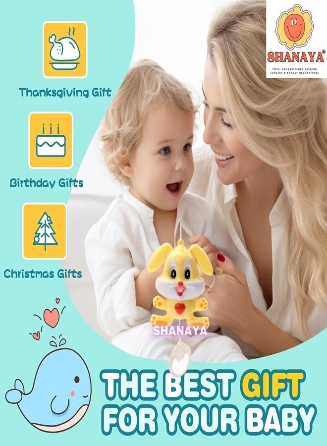 SHANAYA Musical Music Bell for Infants, Baby, Toddler and Kids Musical Cradle Bell, Rabbit Model- Color May Vary - Image 3