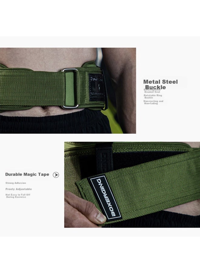 Gingpai Sport Fitness Waist Belt For Squats And Deadlifts, Professional Sports Equipment For Men And Women, Strength Training Weightlifting Support, Black, XL Size - Image 3