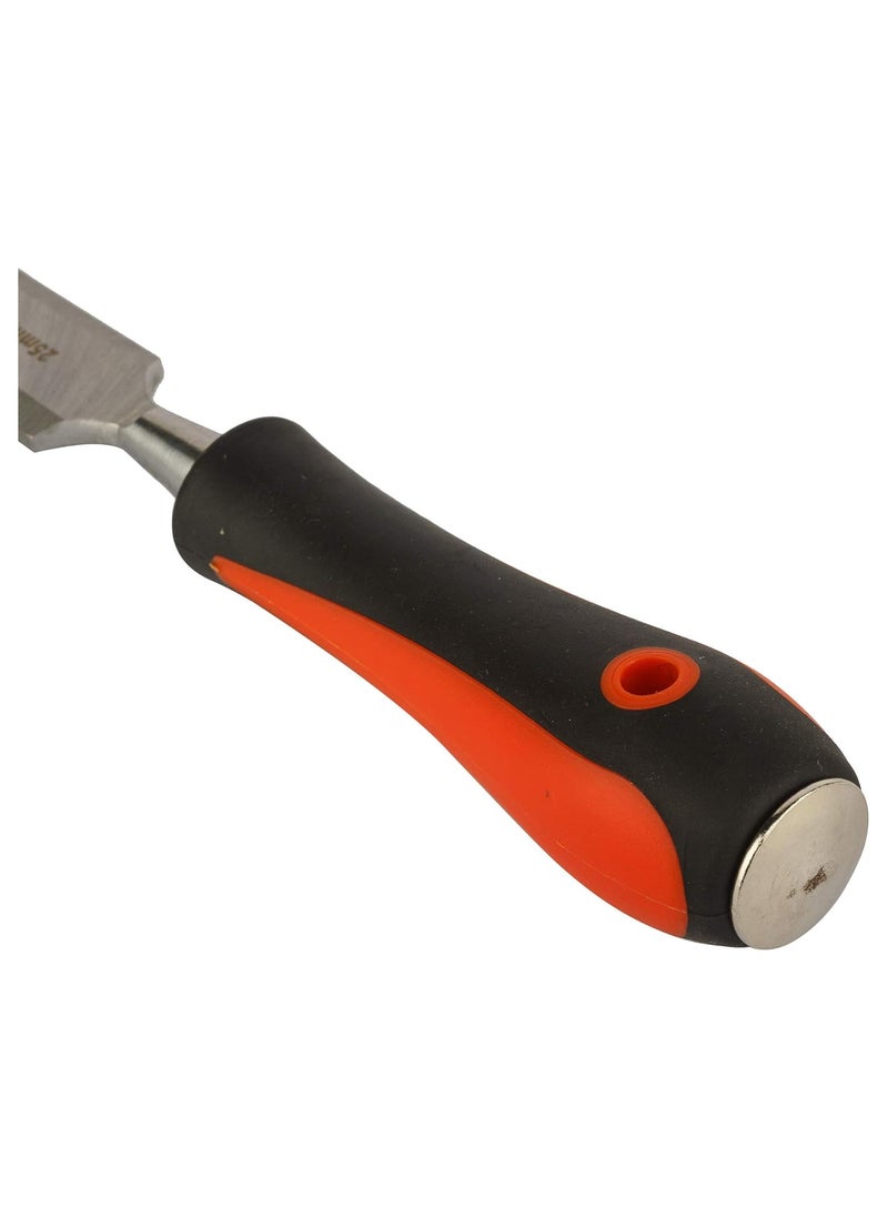 BLACK+DECKER Black & Decker 25Mm Steel Woodworking Chisel, Orange/Black - BDHT16697  - Image 5