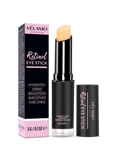 VELAMO ADVANCED VELAMO ADVANCED Retinol Eye Stick: Caffeine Eye Cream Anti Aging - Retinol Eye Cream for Dark Circles and Puffiness - Visibly Reduces Fine Lines Wrinkles Eye Bags in 3-4 Week 0.1 OZ / 3G  - Image 1