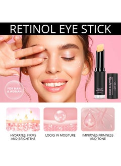 VELAMO ADVANCED VELAMO ADVANCED Retinol Eye Stick: Caffeine Eye Cream Anti Aging - Retinol Eye Cream for Dark Circles and Puffiness - Visibly Reduces Fine Lines Wrinkles Eye Bags in 3-4 Week 0.1 OZ / 3G  - Image 4