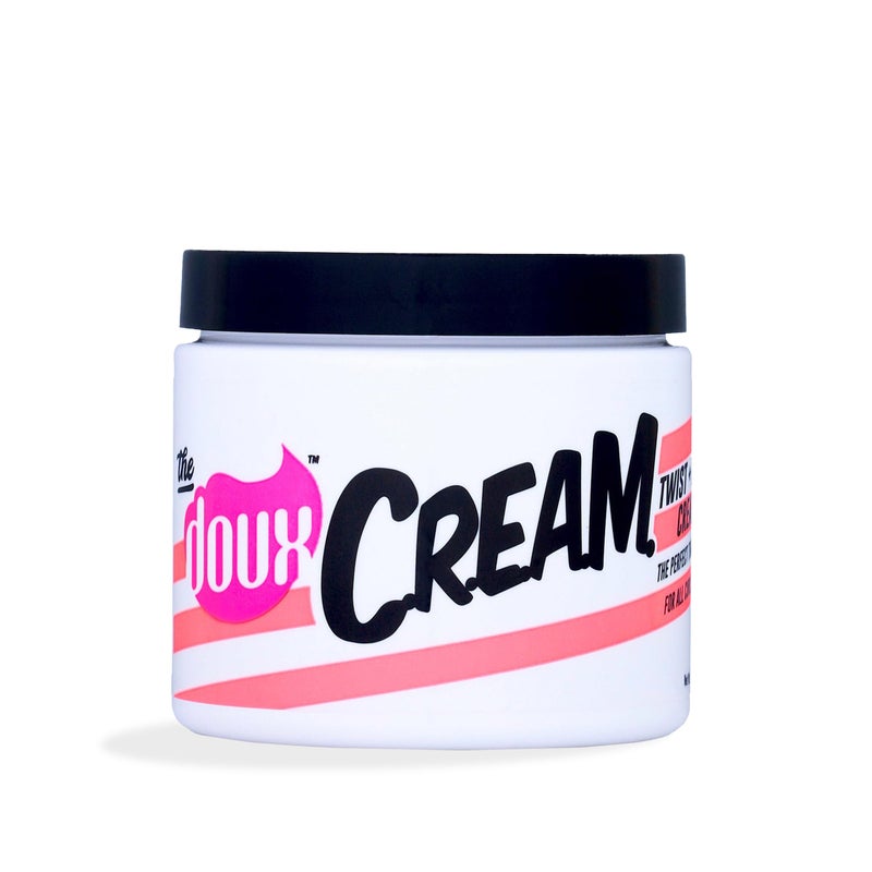 The Doux C.R.E.A.M. Twist & Curl Cream â€“ Curl Defining Cream with Coconut & Avocado Oils for Curly Hair â€“ Frizz Control & Long-Lasting Moisture for Twist Outs, Natural Styles, and Textured Hair Types - Image 1